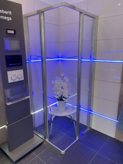 Showroom eines Badezimmers von MA Installation in Wien